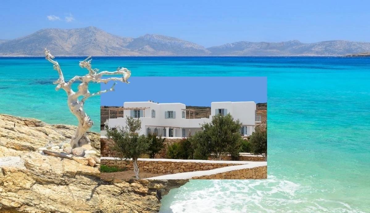 Villa Theia - Selene , Appartement De Charme Pour 4 A 6 Personnes Pres De La Plage Et Du Village De Koufonissi 쿠포니시아 외부 사진